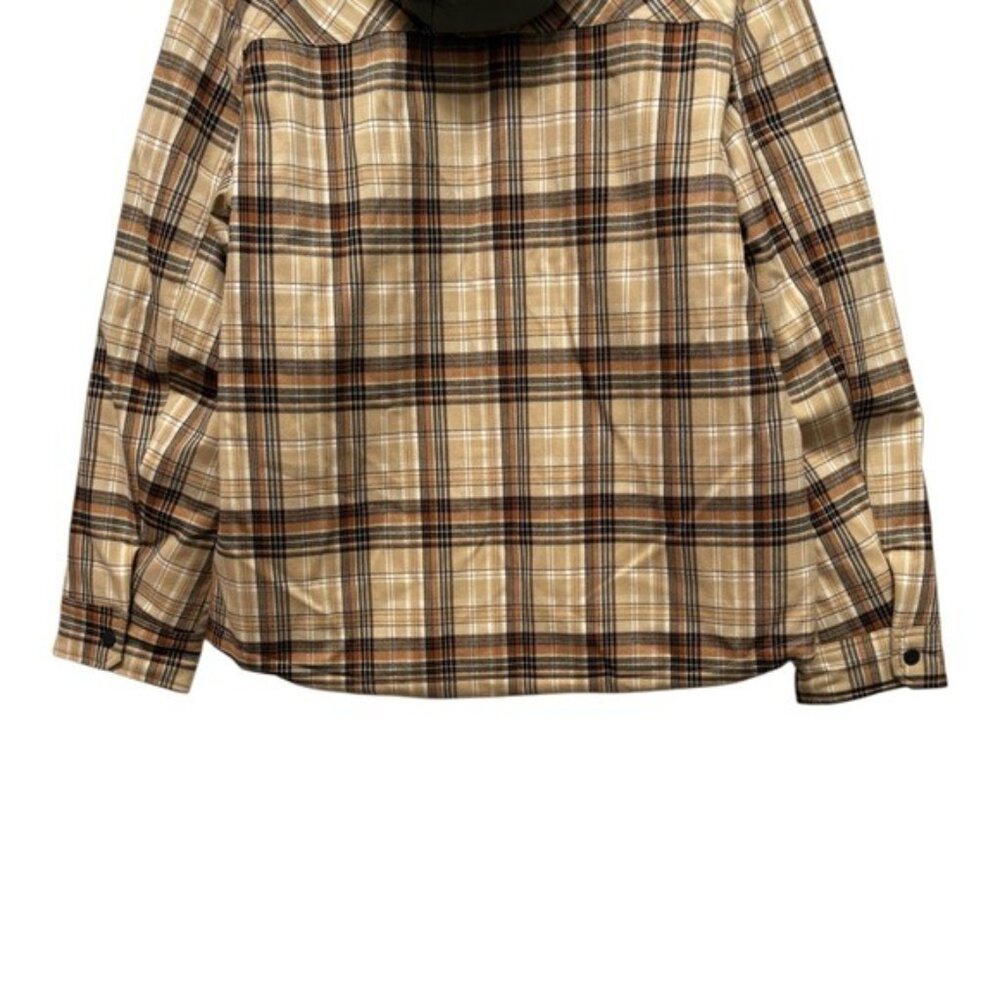 Dakine Ryder Reversible Flannel Insulated Hooded Shacket Jacket Size Medium - Picture 7 of 11